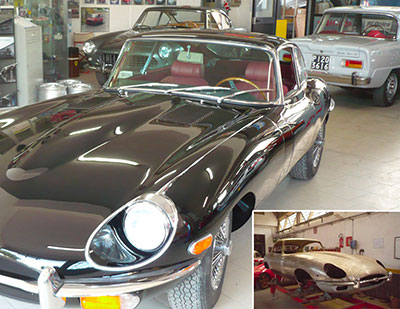 Jaguar Speciale restauro auto d'epoca